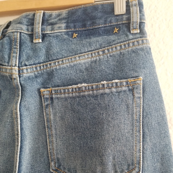 Golden Goose Karen Bootcut High Rise Jeans Size 28 Mid Wash Blue - Picture 5 of 9
